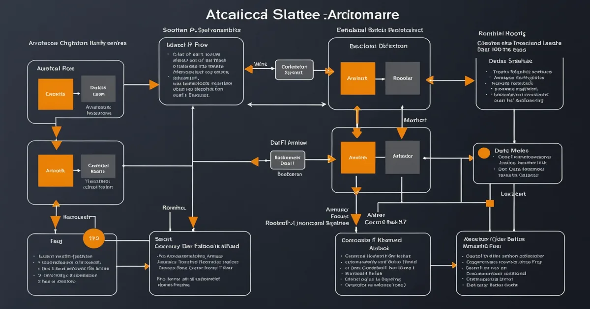 Architecture diagram showing SCADA historian connected to ML processing pipeline